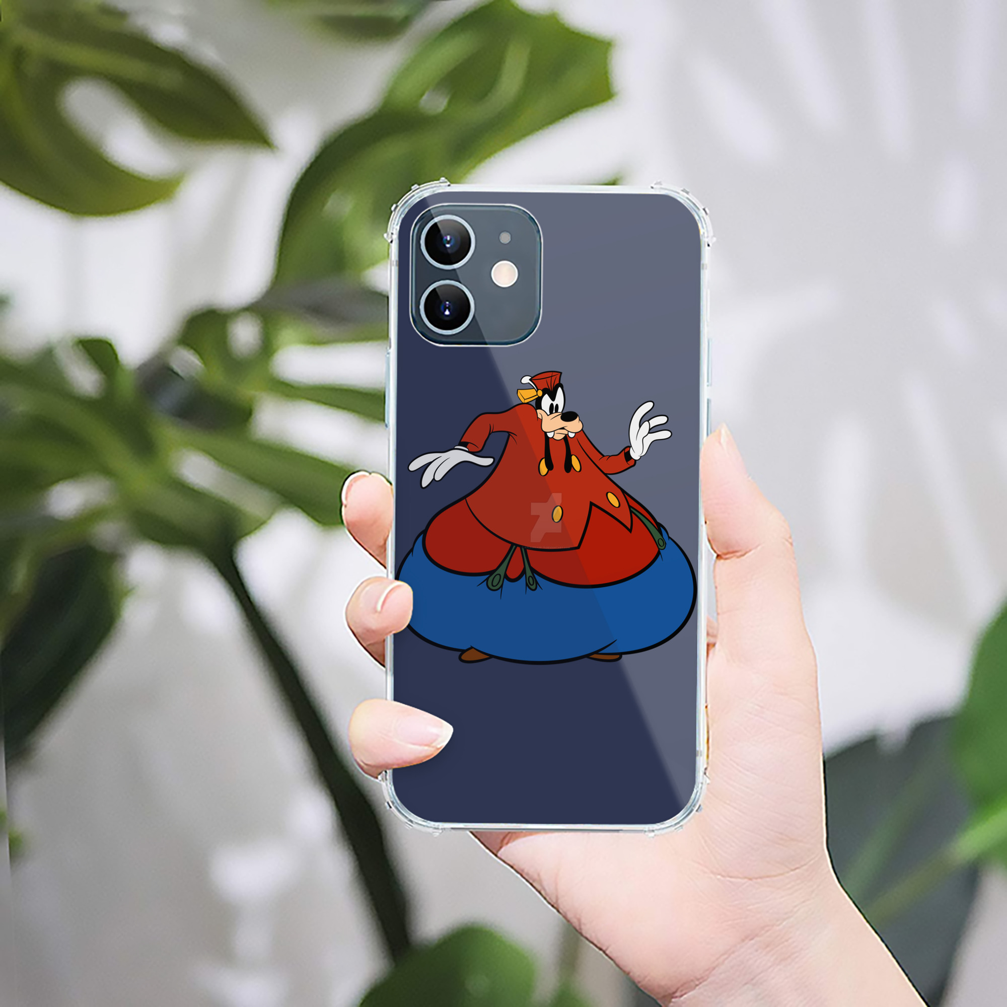 （画像用） ミッキーマウス Mickey Mouse 【iPhone 12シリーズ対応】透明スマホケース（クリアソフトケース）